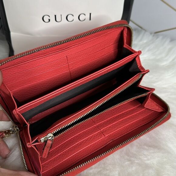 💯Authentic Gucci Soho Long Zipped Wallet 🍀 - Picture 7 of 16
